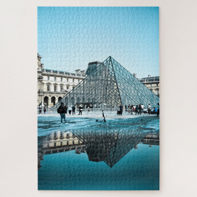 PUZZLE l Louvre Museum by day, Paris, France (Vertical)