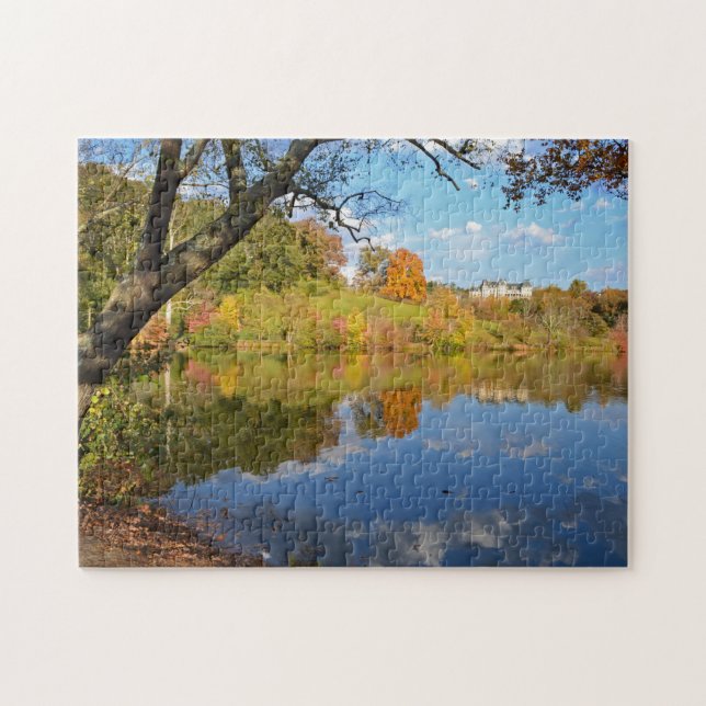 puzzle - Lake in Autumn (Horizontal)
