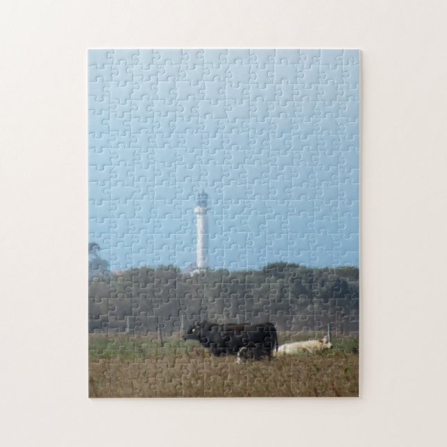 Puzzle - Lighthouse and cows (Vertical)