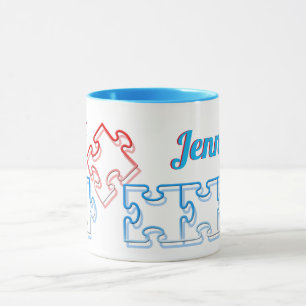 Puzzle Lover Personalised Puzzle Mug