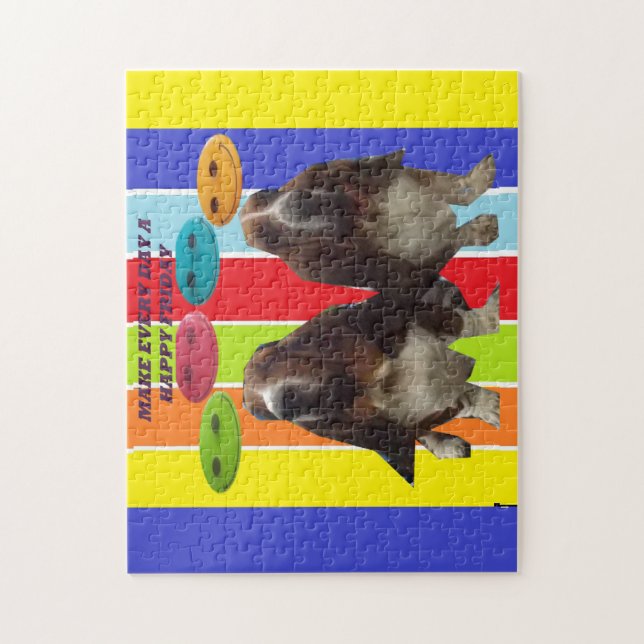 Puzzle Make Every Day A Happy Friday (Vertical)