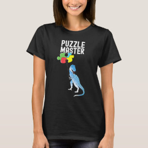 Puzzle Master Dinosaur Jigsaw Love Men Women Kids T-Shirt