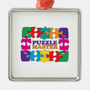 Puzzle Master Metal Tree Decoration
