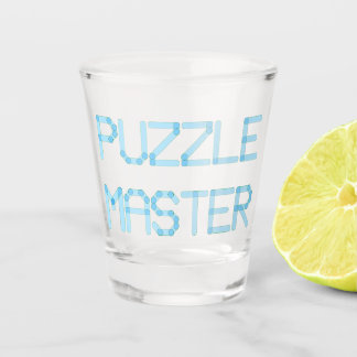 PUZZLE MASTER SHOT GLASS