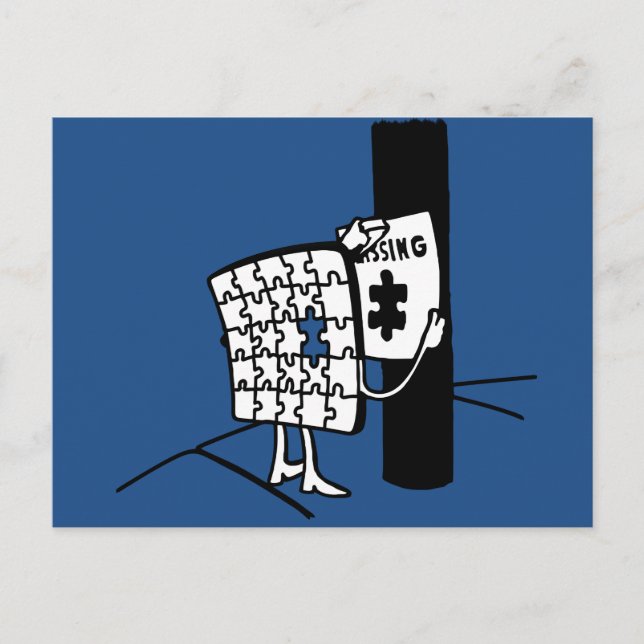 Puzzle Missing Postcard (Front)