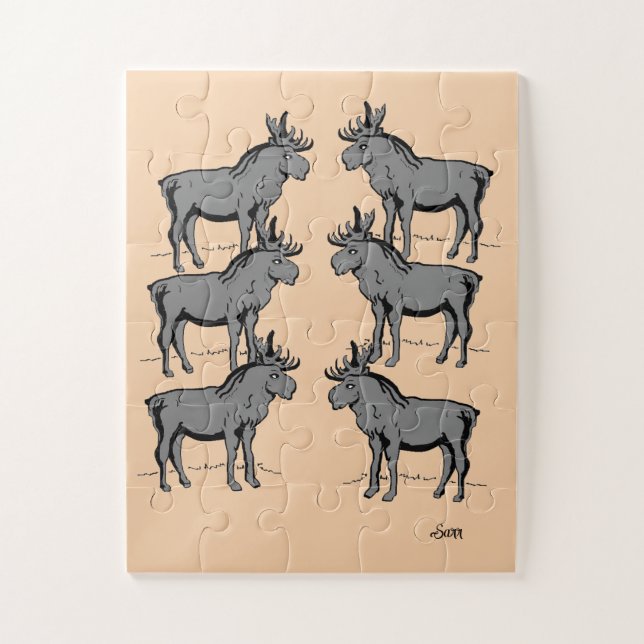 Puzzle : Moose Out And About (Vertical)