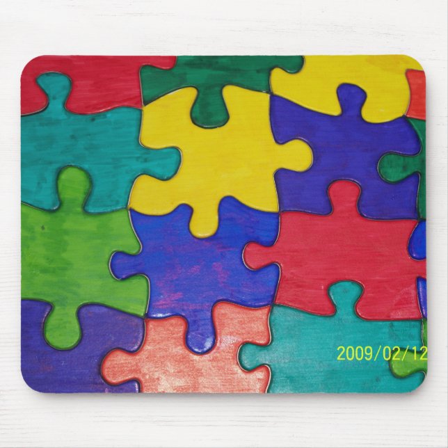 puzzle mouse pad (Front)