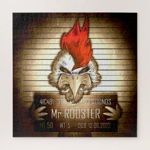 Puzzle Mr Rooster Vintage