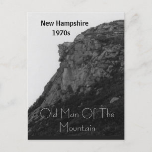 Puzzle New Hampshire old man of the mountain  Postcard