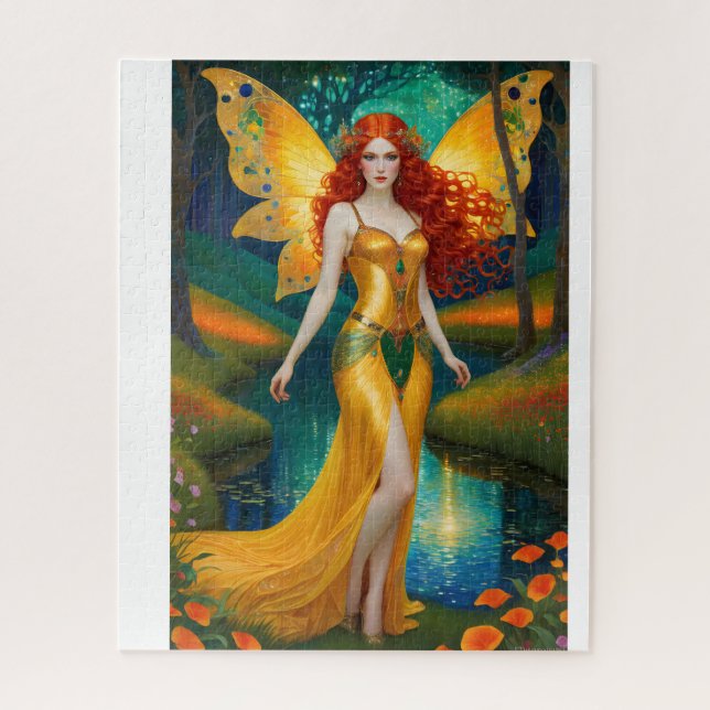 Puzzle of a beautiful fairy (Vertical)