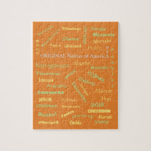 Puzzle of Native American Names, by mmetropolim