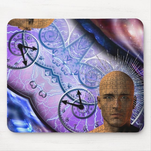 Puzzle of time mouse pad (Front)