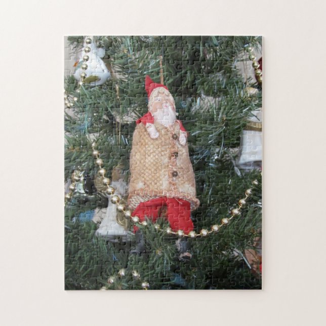 Puzzle - Old Fashioned Santa Ornament (Vertical)