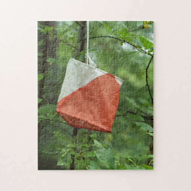 Puzzle - Orienteering flag (Vertical)