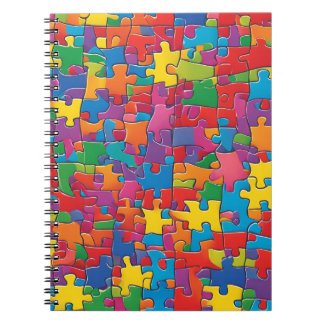 Puzzle Pattern Notebook - For Creative Minds