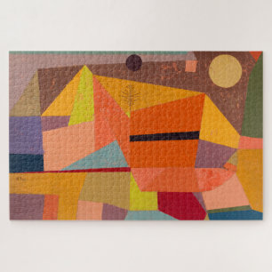 PUZZLE : PAUL KLEE : JOYFUL MOUNTAIN LANDSCAPE