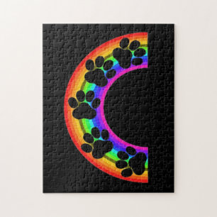 Puzzle Paws On A Rainbow