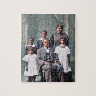 Puzzle Photograph Vintage Black Family
