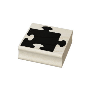 puzzle piece art stamp