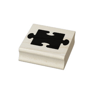 puzzle piece art stamp