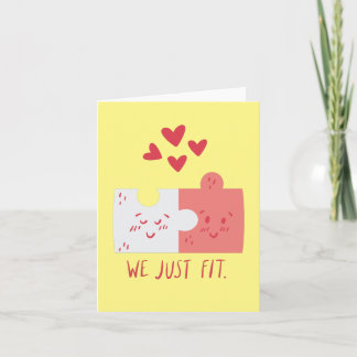 Puzzle Piece Greeting Card