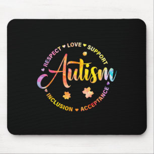 Puzzle Piece Playing Tennis Autism Awareness Sport Mouse Pad