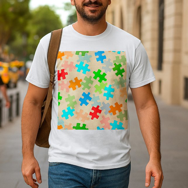 Puzzle Pieces Mens T-Shirt (Creator Uploaded)