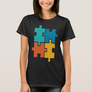 Puzzle Pieces Support For Spreading Autism Awarene T-Shirt