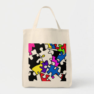 Puzzle PIeces Tote Bag