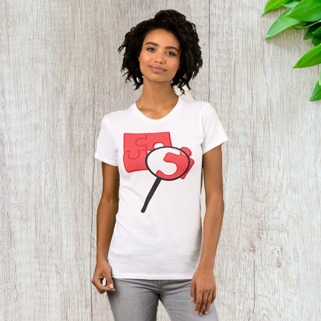 Puzzle Pieces Womens T-Shirt (Creator Uploaded)
