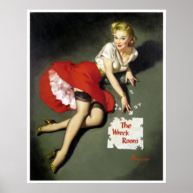 Puzzle Pin Up Poster (Front)