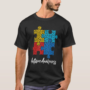 Puzzle Polka Dot Autism Awareness International Do T-Shirt