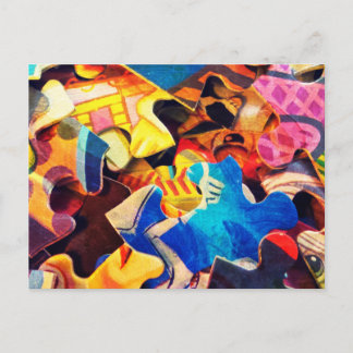 Puzzle Postcard