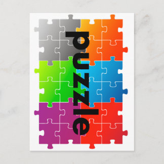 puzzle Puzzle Postcard
