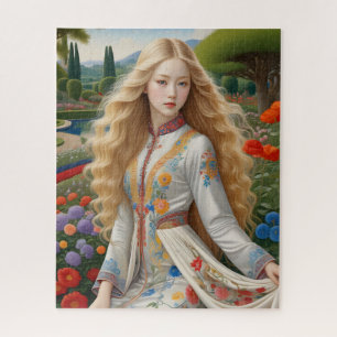 Puzzle: Renaissance Era Maiden Jigsaw Puzzle