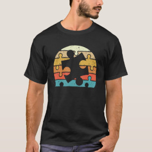 Puzzle Retro Piece - Puzzles Game Puzzler Hobbyist T-Shirt