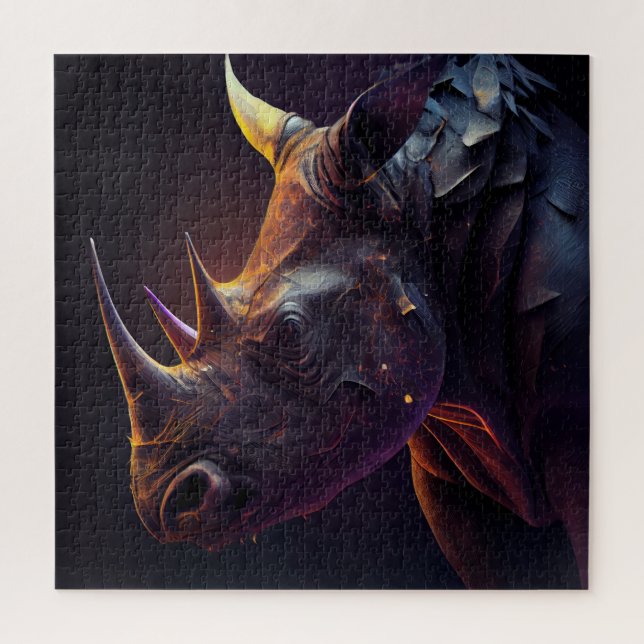 Puzzle Rhinocéros (Vertical)