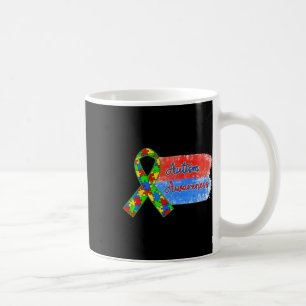 Puzzle Ribbon World Autism Awareness Day 2025 Supp Coffee Mug