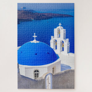 Puzzle Santorini  church