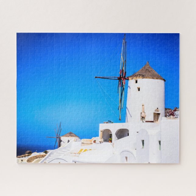 Puzzle Santorini in Greece (Horizontal)