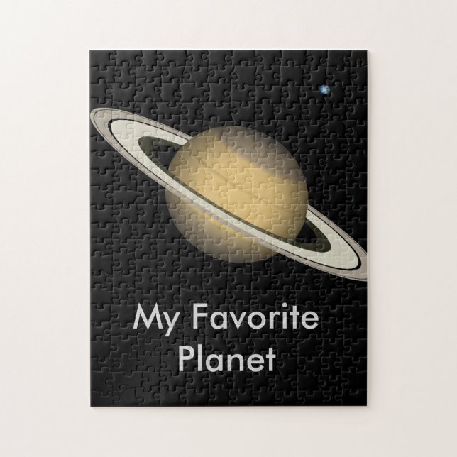 PUZZLE - Saturn - My Favourite Planet (Vertical)