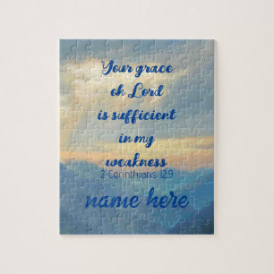 Puzzle Scripture Verse, Encouragement, Personalise