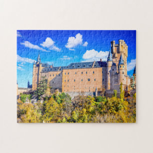 Puzzle Segovia castle in Spain