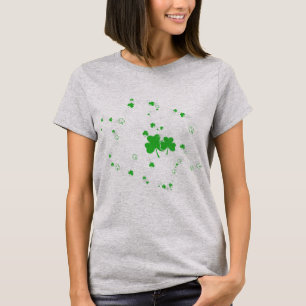Puzzle Shamrocks Autism Awareness Happy St Patrick T-Shirt