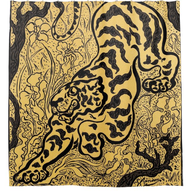 Puzzle Shower Curtain (Front)