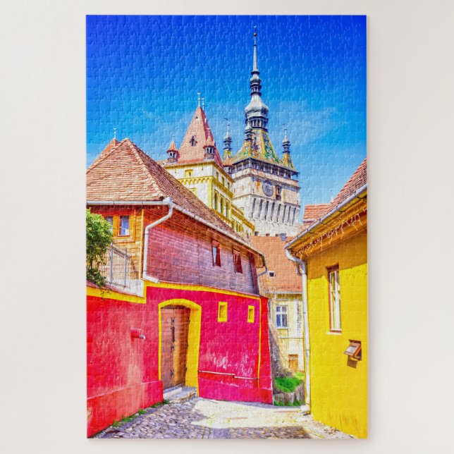 Puzzle Sighisoara Transylvania Romania (Vertical)