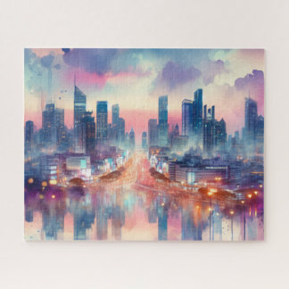 Puzzle Size Customisable cityscape