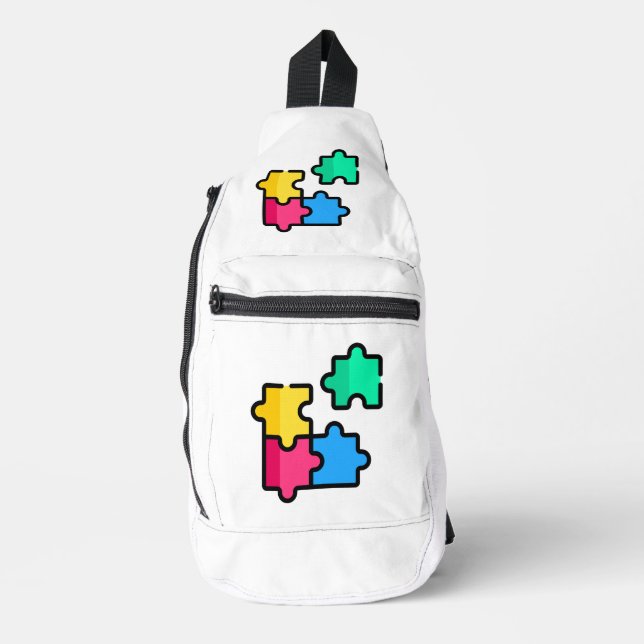 puzzle sling bag (Front)
