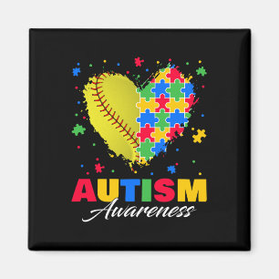 Puzzle Softbyll Ll Heart Autism Awareness Autistic Magnet
