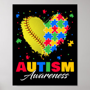Puzzle Softbyll Ll Heart Autism Awareness Autistic Poster